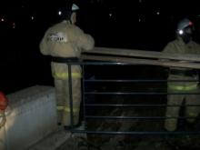 Житель Набережных Челнов застрял на льдине, выбравшись из полыньи