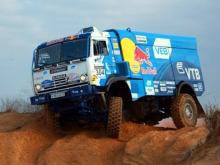 Эдуард Николаев первый в классе грузовиков на гонке 'Золото Кагана'