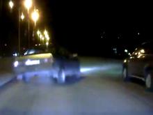 Любитель быстрой езды перевернулся на Московском проспекте