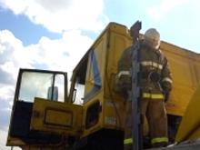 На трассе М-7 водитель получил открытый перелом в результате взрыва колеса