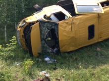 На трассе М-7 перевернулась 'Газель' с пассажирами