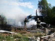 В садовых обществах сгорели две бани из-за неисправных печей