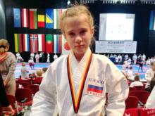 Александра Кустовская стала второй на чемпионате Европы по каратэ