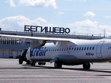 В аэропорту 'Бегишево' проверяют температуру у пассажиров