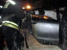 В «Красных Челнах» обгорела иномарка «Киа Рио». Похоже, что ее подожгли