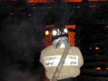 Из-за неисправной печи в «Зеленых горках» сгорела баня