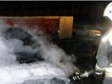 Ночью в 25 комплексе Набережных Челнов обгорел автомобиль