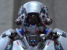 Украинский художник нарисовал экзоскелет под торговой маркой «КАМАЗ»