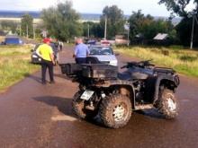 Житель Набережных Челнов на квадроцикле опрокинулся в Соколках