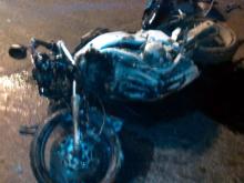 На участке трассы М-7 в Набережных Челнах мотоциклист столкнулся с иномаркой и погиб на месте