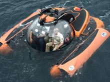 Владимир Путин погрузился в Черное море на осмотр античного корабля