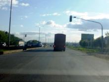 На первой автодороге в Набережных Челнах появился долгожданный светофор