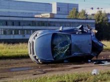 В Набережных Челнах иномарка при перестроении столкнулась с грузовиком команды 'КАМАЗ-Мастер'