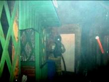 В садовом обществе 'Дизелист' ночью сгорела баня