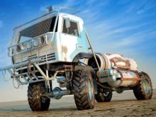 3D-дизайнер создал 'КАМАЗ' в стиле 'Безумного Макса'