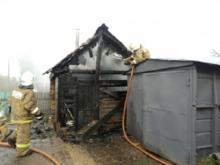 Возле Набережных Челнов сгорели садовый дом и баня