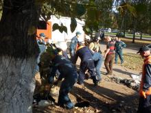 Сотрудники МЧС спасли двух задохнувшихся работников «Челныводоканала»