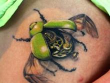 Работы победителей Казанского фестиваля татуировок