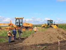 В поселке для многодетных построили дорогу длиной в 1400 и шириной в 6 метров