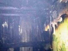 В садовом обществе 'Локомотив-Отделочник' сгорела баня