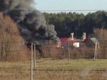 В селе Большая Шильна сгорела недостроенная частная котельная