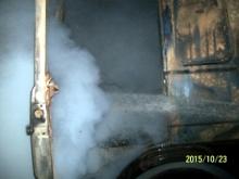 В Набережных Челнах ночью сгорел грузовик МАЗ