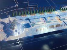 Главную новогоднюю ель переносят в Челнах на другое место