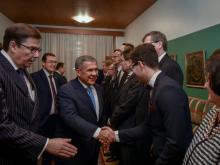 Рустам Минниханов встретился с представителями татарской общины Финляндии