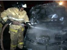 «Лада Калина» в первом комплексе загорелась ночью во время прогрева