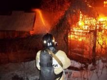 Ночью в садовом обществе «Нектар» полностью сгорел дачный дом