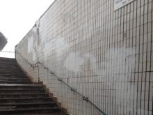 Нацистскую свастику в подземном переходе закрасили не сразу