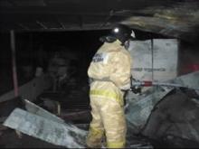 В садовом обществе 'РИЗ-1' сгорела частная баня