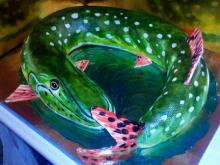 Выпускник торгово-технологического института испек торт в виде щуки