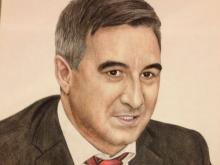 Василь Шайхразиев оценил свой портрет от челнинской художницы: «Глаза! В них огонь!»