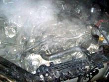 В 25-м комплексе обгорела «Тойота», принадлежащая 50-летней челнинке