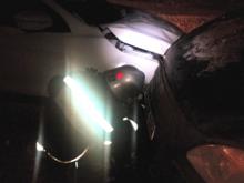 Маршрутный 'Мерседес' без пассажиров в Сидоровке столкнулся с 2 машинами 