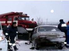 Женщина погибла при столкновении 'ВАЗа' с эвакуатором на трассе Челны - Сарманово