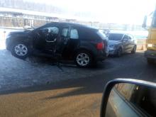 Авария на Трубном проезде: девушка за рулем «Форда» залетела под «КАМАЗ»