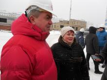 Наиль Магдеев представил директора строящейся школы в 37-м комплексе - Алену Каримову