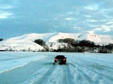 Ледовая переправа на реке Кама через село Покровское вновь открыта