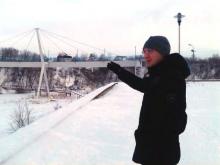 Челнинцам запретили прыгать с моста на Элеваторной горе