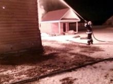 В поселке Суровка Тукаевского района сгорел частный дом