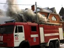 Сегодня загорелся частный дом в поселке Замелекесье