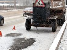 Ремонт ям на улицах Беляева, 40 лет Победы и Низаметдинова могут отложить из-за снегопада