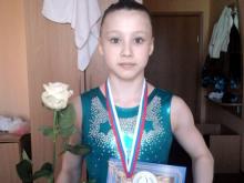 Зарина Даукаева стала первой на соревнованиях по многоборью в спортивной гимнастике