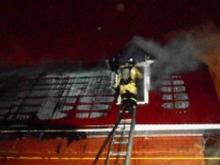 В поселке Орловка из-за перекала печи обгорел дом со встроенной сауной