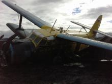 Самолет АН-2 совершил вынужденную посадку рядом с дорогой Челны - Заинск
