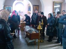 В Боровецкой церкви прошло отпевание Николая Смолина 