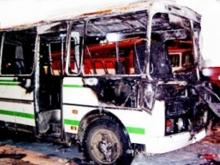 Почему загорелся вахтовый «Пазик»? У пожарных пока нет ответа