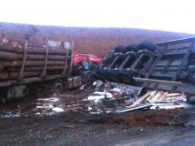 На автотрассе М-7 дальнобойщики из Нурлата и Домодедово не поделили дорогу